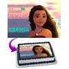 Moana Disney Edible Cake Image Topper Personalized Picture 1/4 Sheet (8"x10.5")