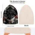 thumbnail image 4 of BZSMCE Winter Beanie Hats Casual Warm Cozy CapMonochrome Quilt Design Pattern, 4 of 7