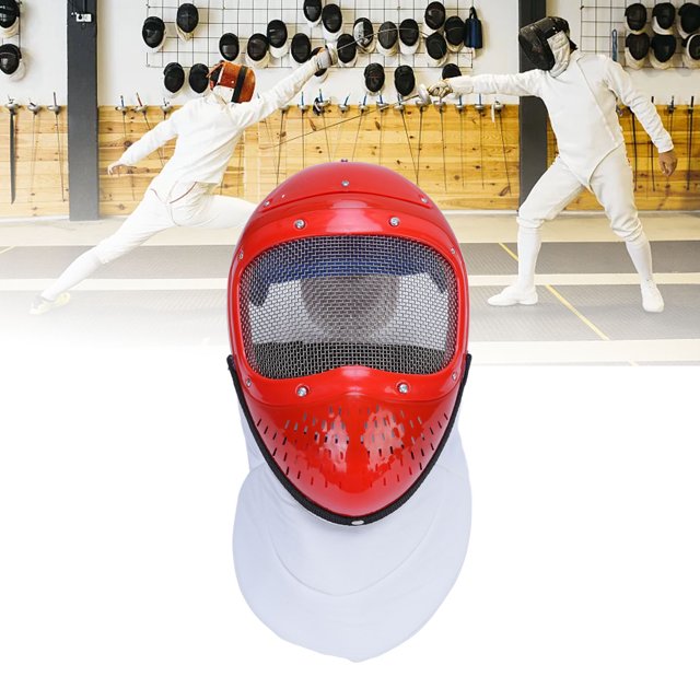 Couverture de Visage pour Enfants avec Structure en Maille, Maille Métallique Robuste Adaptée aux Disciplines du Foil, EEE et Sabre