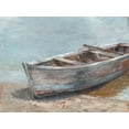 thumbnail image 2 of Harper, Ethan 14x12 White Modern Wood Framed Museum Art Print Titled - Whitewashed Boat II, 2 of 4