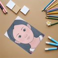 thumbnail image 4 of PENIKOKO 4Pcs Makeup Practice Face Board Reusable Face Painting Templates for Training Use, 4 of 8