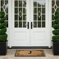 thumbnail image 3 of A1 Home Collections Natural Coir & Rubber Door Mat, Long-Lasting Entrance Doormats for Front Door, Thick & Non-Slip Durable Outdoor Entry Mat 24" x 39", 3 of 7