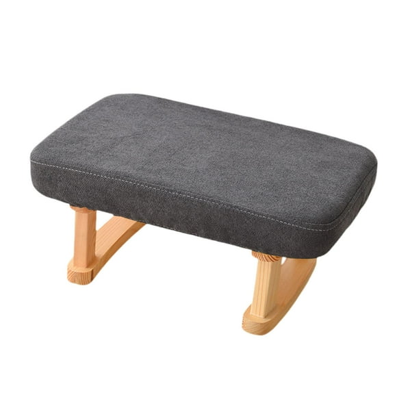 Elodie Foot Rest Stool Leisure Stool Small Footstool for Office Living Room Bedside Black