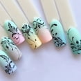 thumbnail image 3 of Fairnull Floral Feather Simple Drawing Women Nail Sticker Decal Beauty DIY Manicure Tools, 3 of 8
