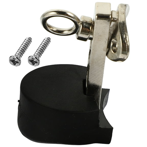 Clarinet Finger Rest Cushion for Comfortable Playing Black Stainless Steel 1 Set