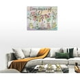 thumbnail image 5 of Bathroom Decor Wall Art Rustic Colorful Flower Pictures Wall Decor Mason Jar Floral Painting Farmhouse Canvas Prints Modern Framed Artwork Decor for Home Kitchen Bedroom Living Room 16"x12", 5 of 6