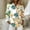 Orange, variant on Hawaiian Shirts for Women Button Down Long Sleeve Floral Print Blouses Casual Summer Tops