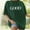 Dark Green, variant on Women's Oversized Casual Letter Print Short Sleeve Top,Fashionable And Comfortable T Shirt For Daily Wear Womens Long Sleeve T Shirts plus Technical Shirts Women Dark Shirt Tee Fashion New Day Shirt