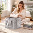 thumbnail image 6 of Under $5 Boovnll Clothes Storage, Large Capacity Foldable Thicken Non-Woven Storage Bags with Reinforced Handles & Zippers for Home, Clothing, Blanket, Comforters, Storage and Organization, 6 of 8