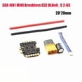 thumbnail image 2 of Special Edition 30A 4IN1 MINI Brushless ESC BLHeli_S 2-6S BEC 5V 6.5g 20x20MM for MINI FPV Remote Control Racing Drone, 2 of 9