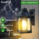 thumbnail image 5 of Farol solar de pared Kuniwa, paquete de 2 unidades, sensor de movimiento, impermeables, 5 of 8