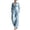 Sky Blue, variant on Womens 2 Piece Blazer Set Business Casual Pant Suits Single Breasted Lapel Jacket and Wide Leg Trousers office Work formal Outfit Sky Blue