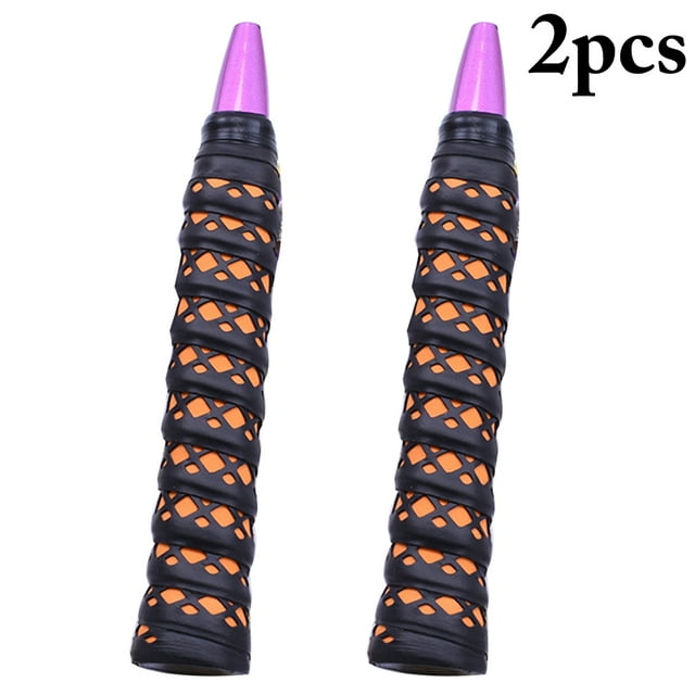 Bangcool 2PCS Poignée de Raquette Antidérapante Bande de Tennis Absorbante Creux Poignée de Tennis