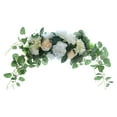 thumbnail image 2 of Swags floralcorativos Arreglo floral Flor rosa para Telón de fondo Decoración boda , Blanco yotijar Flores de arco de boda, 2 of 4
