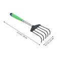 thumbnail image 2 of Raindrops Stainless Steel Rake Gardening Tool Set for Beach and Yard Use Outdoor Hand Tool, 2 of 8