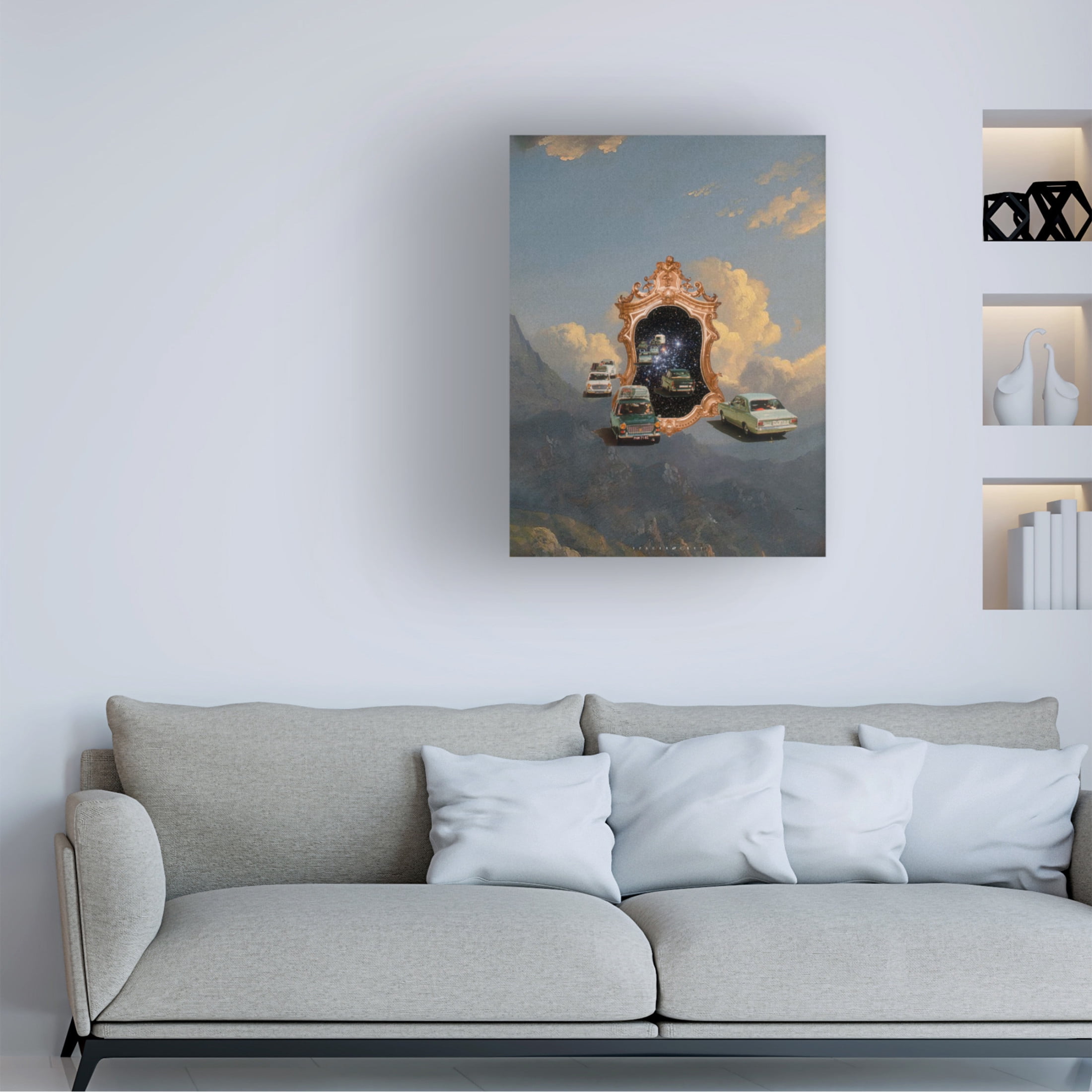 Trademark Fine Art spacerocket art 610 Canvas Wall Art