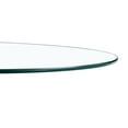 thumbnail image 7 of Hi loPres 35-Inch Round Dining Table, Modern Tempered Glass Top with Gold Metal Pedestal Base for Kitchen, 7 of 7