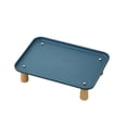 thumbnail image 2 of Dispensador de agua elevado para perros, soporte ergonómico para comedero, contenedor de comida Azul oscuro, 2 of 9