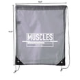 thumbnail image 2 of Inspirational Gym Quote Bags, Gym Drawstring Backpacks for Fitness Motivation, 2 of 2