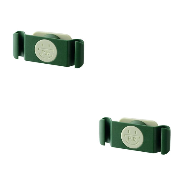 Cateissary Paquete de 4 organizadores de cables para colgar en la pared, enrollador extraíble para el hogar Verde 2piezas