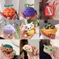 thumbnail image 2 of 3D Cute Samsung Galaxy Buds2 Pro Case Cartoon Teddy Dog Creative Cubone Cute Eggplant Samsung Galaxy Buds2 Soft Case Shockproof Case Protective Cover Samsung Buds Pro / Buds Live Cover Solid Color Sof, 2 of 4