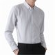 thumbnail image 1 of Blusa y camisa de manga larga con cuello vuelto para hombre, color liso, bolsillos con rayas, solapa con botones, blusa de poliéster para hombre, 1 of 3