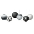 thumbnail image 2 of Teacher Created Resources Black & White 8" Hanging Paper Lanterns, Pack of 6, 2 of 2