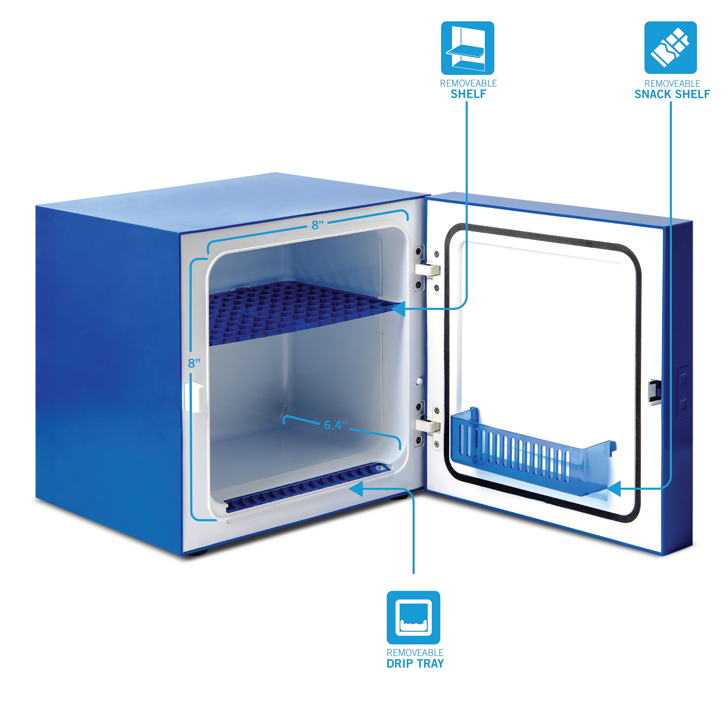 Sonic 6.7L The Hedgehog Blue Cooler Mini Fridge