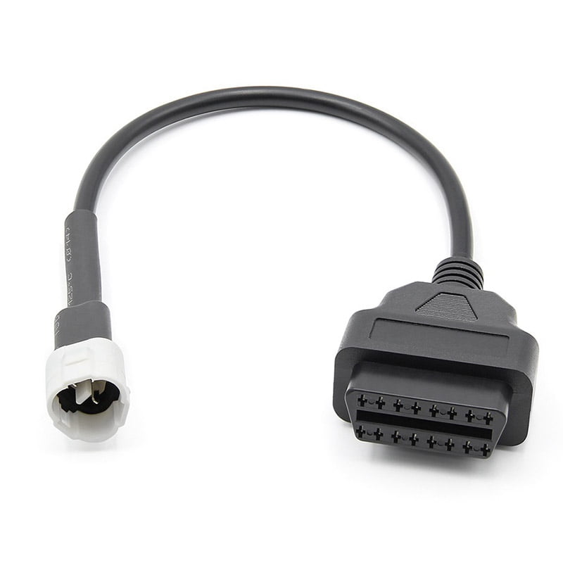 3Pin to 16Pin OBD2 Connector Adapter Cables Diagnostic Tool For Motorcycle ATV 