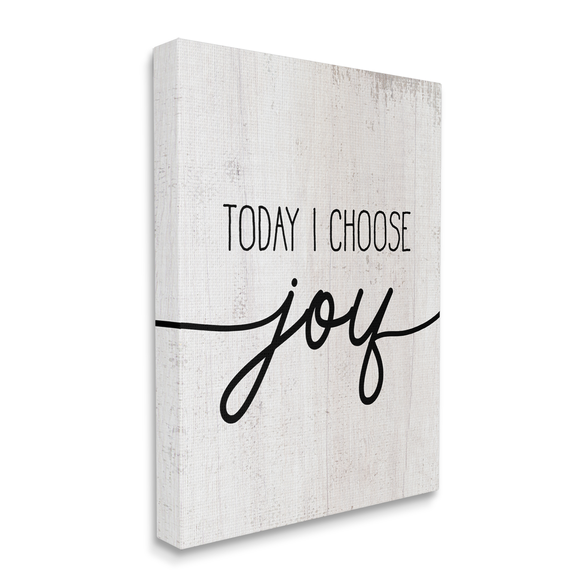Stupell Industries Today I Choose Joy Motivational Phrase Positive Attitude, 24 x 30, Design by Daphne Polselli