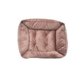 thumbnail image 5 of Modern Threads Medium Luxury Velvet Tufted-Style Dog Bed, Rosewood, 5 of 5