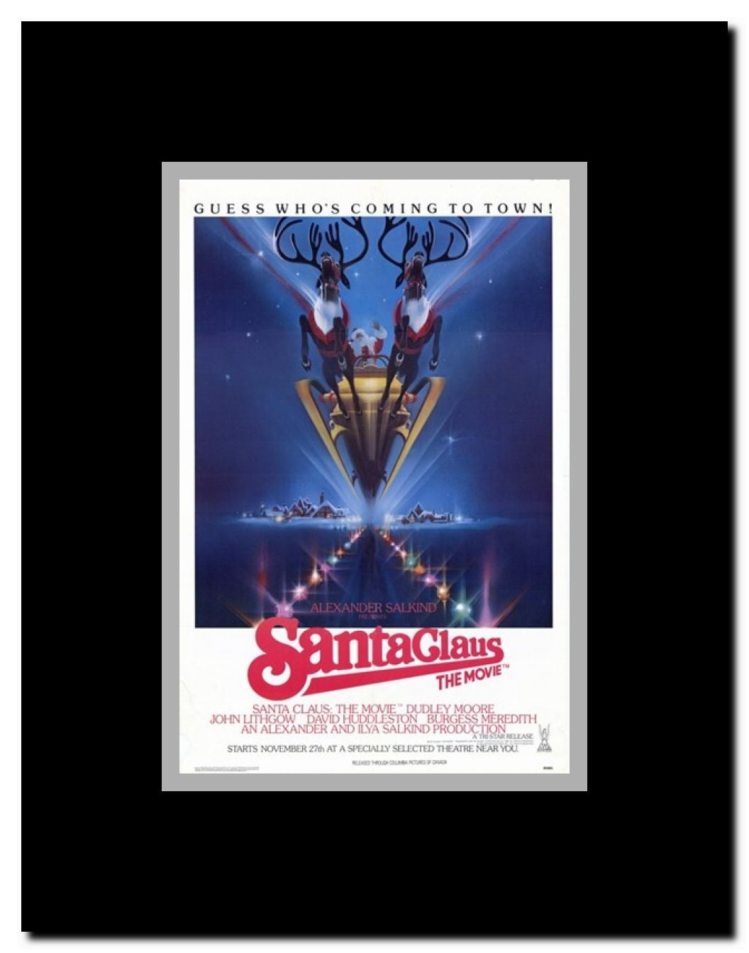 Santa Claus The Movie Framed Movie Poster Walmartcom