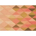 thumbnail image 1 of Ahgly Company Machine Washable Indoor Rectangle Transitional Yellow Orange Area Rugs, 2' x 4', 1 of 7