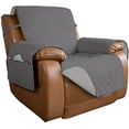 thumbnail image 1 of Housse de Sofa Inclinable Surdimensionnée Matelassée Réversible, Protecteur de Meuble Résistant à l'Eau, Housse de Canapé Lavable avec Sangles Élastiques pour Enfants, Animaux (Fauteuil Inclinable Surdimensionné, Gris/gris Pâle), 1 of 7