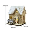 thumbnail image 2 of LED Wooden House, Retro Design with LED Lights, Perfect Christmas Decoration, 2 of 8