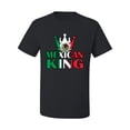 thumbnail image 2 of Wild Bobby Mexican King Latin Pride Men Graphic Tee, Black, 3X-Large, 2 of 5