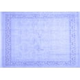 thumbnail image 1 of Ahgly Company Machine Washable Indoor Rectangle Abstract Blue Contemporary Area Rugs, 2' x 5', 1 of 4