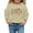 A-Beige2, variant on Wxolcjlv Toddler Girls Sweatshirts Letter Printed Round Neck Hooded Sweatshirt With Pocket Casual Fashionable Long Sleeve Pullover Tops,3-4 Years