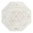 thumbnail image 3 of Unique Loom Madeline Vintage Collection Area Rug - Jackson (7' 10" Octagon Ivory/Pink), 3 of 7