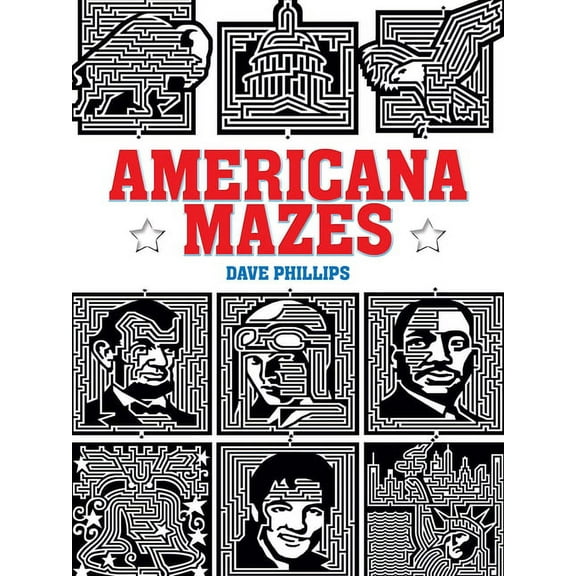 Dover Kids Activity Books: U.S.A. Americana Mazes, (Paperback)