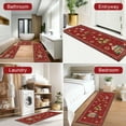 thumbnail image 4 of Laoyebaoho Christmas Kitchen Rugs Sets of 3, Kitchen Mats ,Bohemian Machine Washable Rugs Mats, 4 of 7