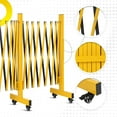thumbnail image 4 of Riedhoff Metal Expandable Barricade Gate Outdoor,16ft Folding Safety Barrier Gate with 6 Wheels, 4 of 7