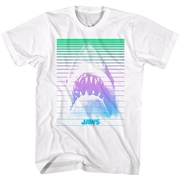 Jaws Blinds White Adult T-Shirt