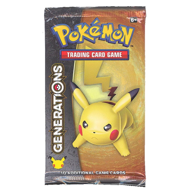 Pokemon Cards Generations Booster Pack Pikachu Cover Art 10 
