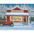 thumbnail image 2 of Wiens, James 24x20 White Modern Wood Framed Museum Art Print Titled - Holiday Moments II North Pole, 2 of 4