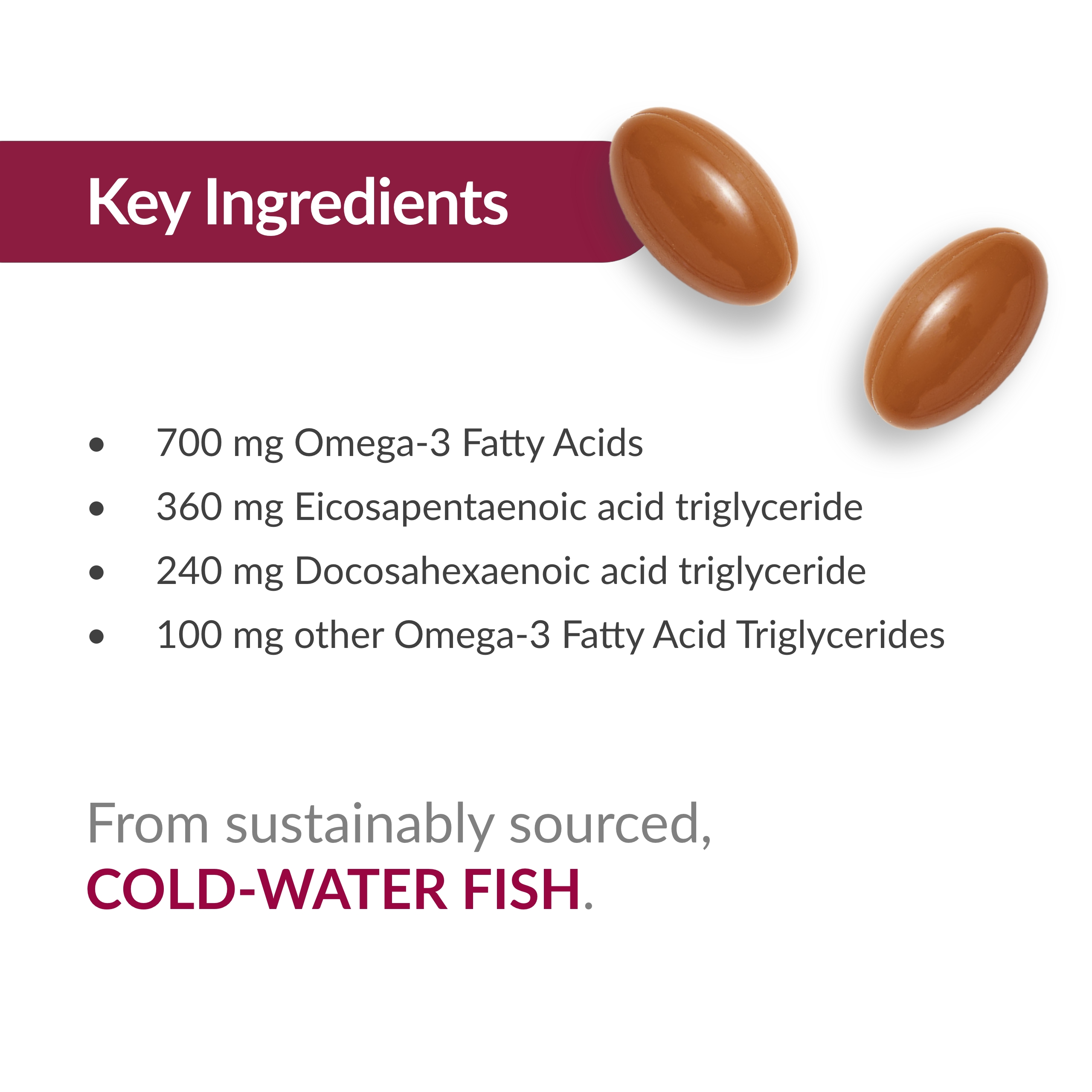 Bariatric Advantage Omega-3 300 - High DHA & EPA Content - Concentrated Triglycerides Fish Oil - Antioxidants Supplement* - Fish Oil DHA EPA - 270 Softgels - Lemon Lime