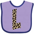 thumbnail image 3 of Inktastic Leopard Print Letter L Boys or Girls Baby Bib, 3 of 4