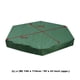 thumbnail image 2 of Cubierta de arenero infantil hexagonal multicolor con parasol para piscina de jardín, 2 of 3