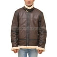 thumbnail image 5 of Men's B3 Bomber GENUINE Leather Jacket..... BRAND NEW, 5 of 7