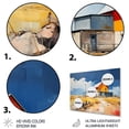 thumbnail image 3 of Designart "Abstraction in the Farmstead Farmhouse II" Modern Metal Wall Decor, 3 of 5